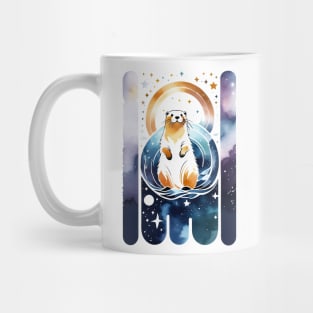 Cute Space Otter Mug